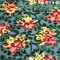 1 Yard Bombay Multicolor Floral Burnout Stretch Velvet Fabric 58 Inches Width